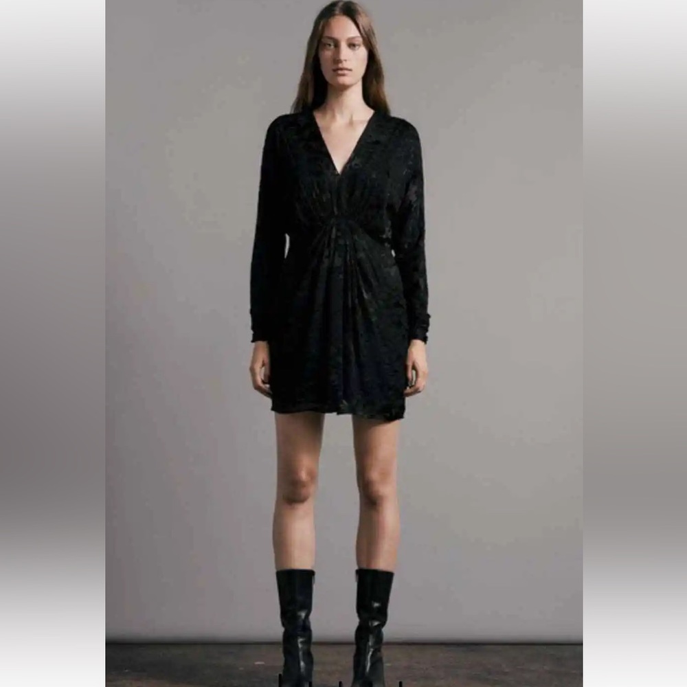 Rag and Bone Eloise Burnout Silk Dress. Size 10.